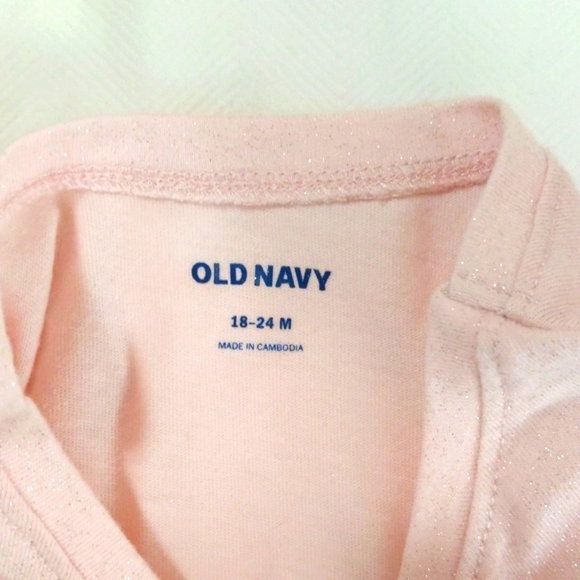 old navy pink with silver sparkle dress 18-24 months baby toddler girls - Picture 4 of 6